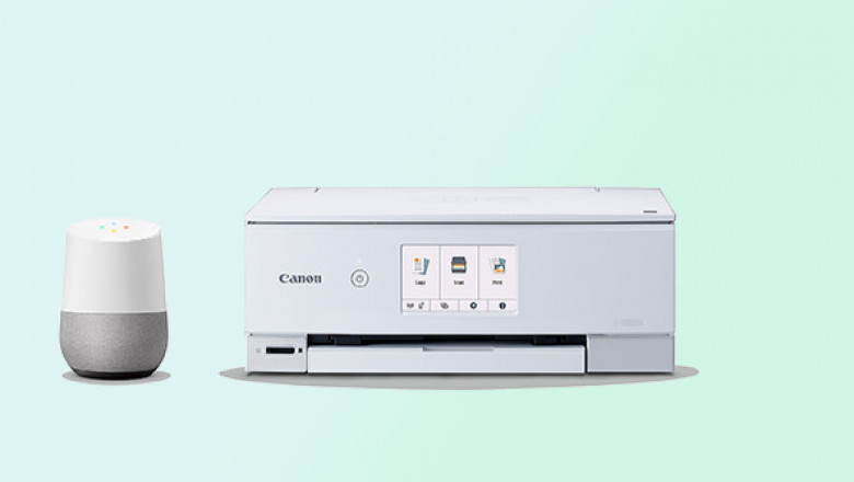 How to print with Google Assistant in Canon Printer
