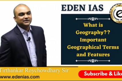 What is Geography?? Important Geographical Terms and Features | @EDEN IAS Tirthankar Roy Sir