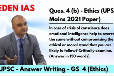 Crisis of Conscience | Emotional Intelligence | Ethical or Moral stand - Ethics Mains Paper 2021