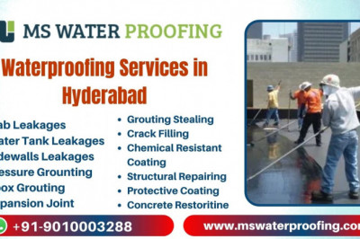 Waterproofing Services in Hyderabad  MS