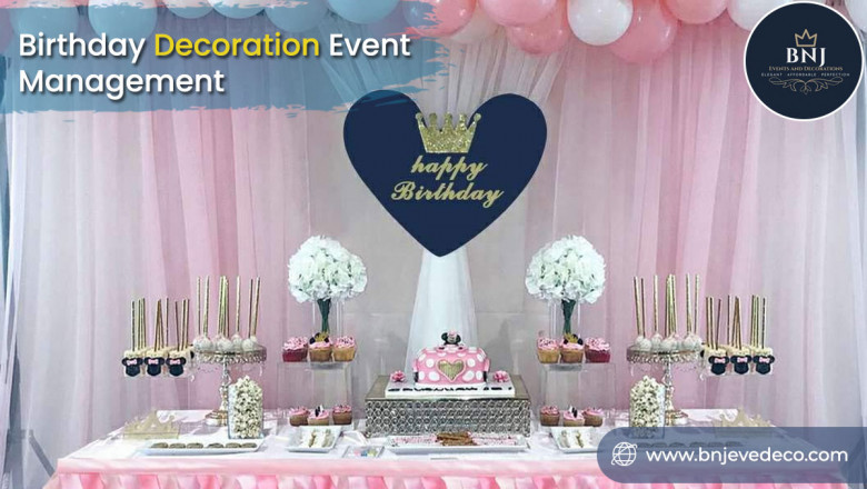Professional Birthday Decoration Event Management