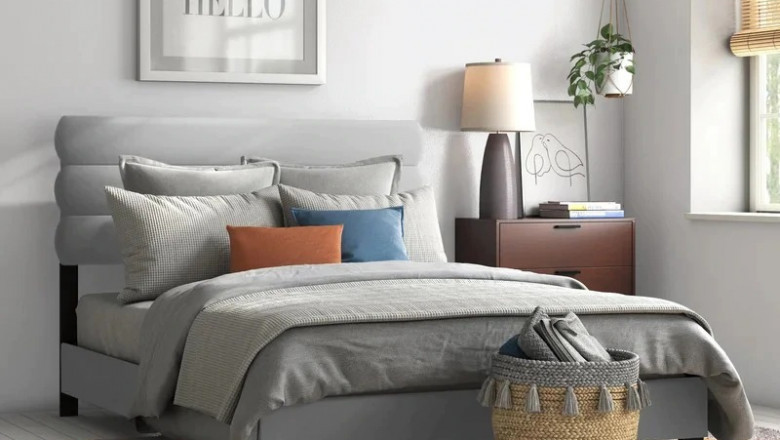 Queen Size Bed, Queen Size Bed With Storage, Bed Frame with Storage Queen, Furniture Online