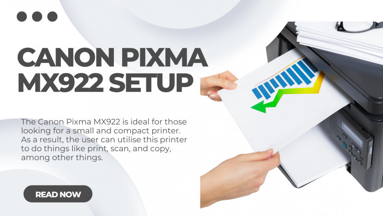 How should I connect my phone to my Canon mx922 printer?