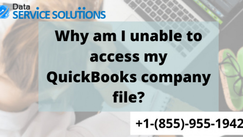 Why am I unable to access my QuickBooks company file?
