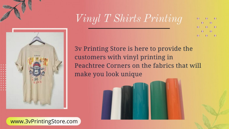 Benefits and techniques of Vinyl T-shirts printing