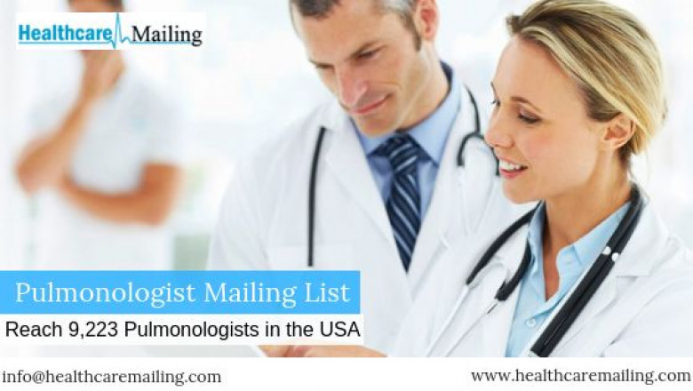 Purchase our accurate Pulmonologist Mailing List to run successful multichannel marketing campaigns and increase your ROI.