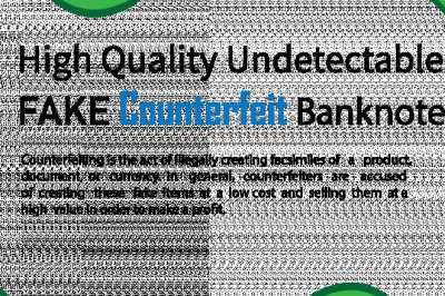 Supreme Quality Undetectable Counterfeit Money | SolutionFinancee