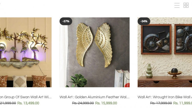 Wall Art Design, Wall Print Design, Wall Decor For Living Room, Wall Decorations For Bedroom | Furniture Online