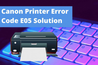 How to configure the Canon printer to avoid the E05 error