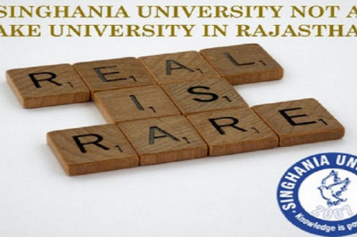 Ignore Such Things That Singhania University is Fake University