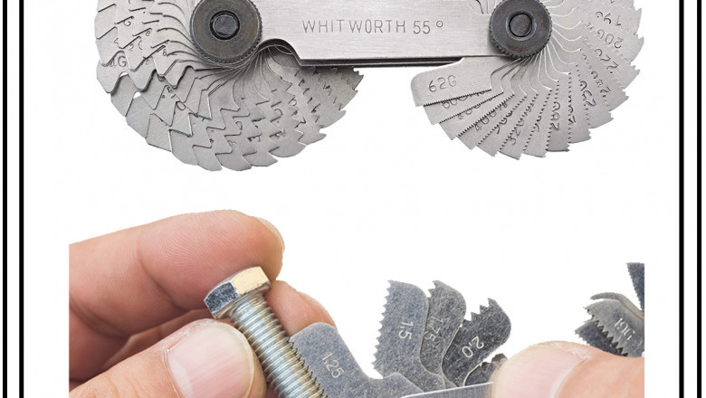 Screw Pitch Gauge With Worth Standard 55 Degree