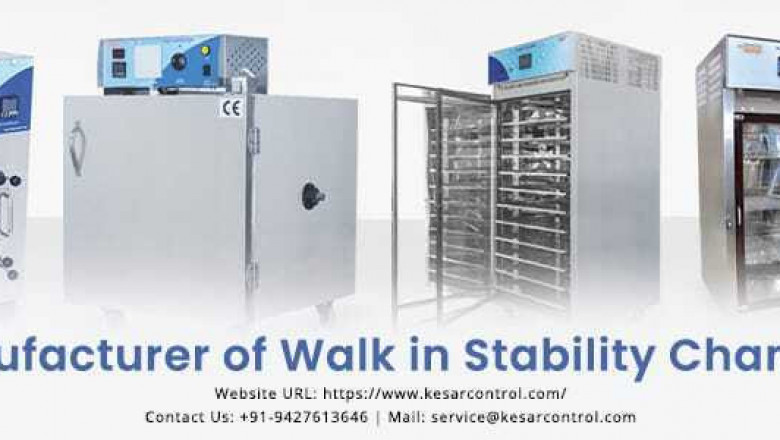 What are the roles and uses of a walk in stability chamber?