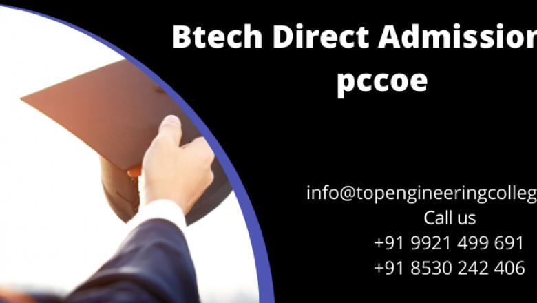 Btech direct admission in pccoe