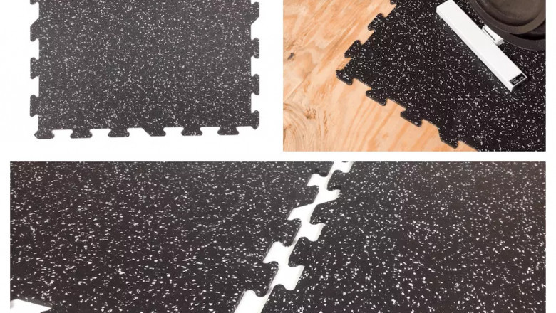 RUBBER OUTDOOR TILES