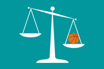 How a weighted basketball can help in scoring a three-pointer?