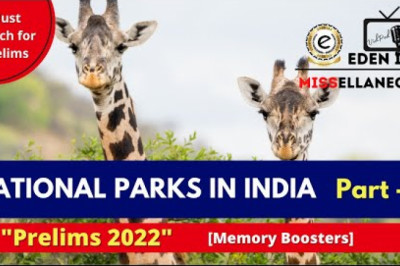 National Parks in India Part I - UPSC Prelims Exam Preparation | Important Topics | EDEN IAS Podcast