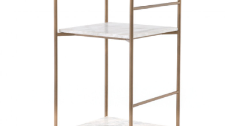 For Sale is a Premium Bar Cart with Storage Space!