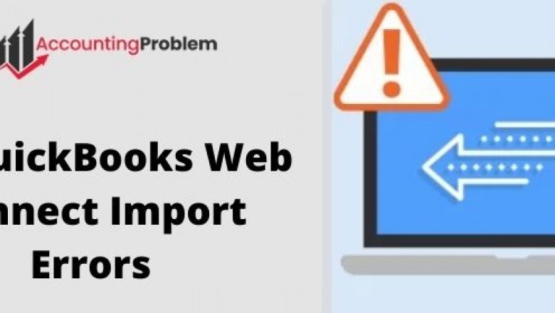 How to Fix QuickBooks Web Connect Import Error