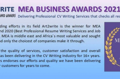 MEA Awarded Resume Writing & Job Support Service in Middle East - Art2write