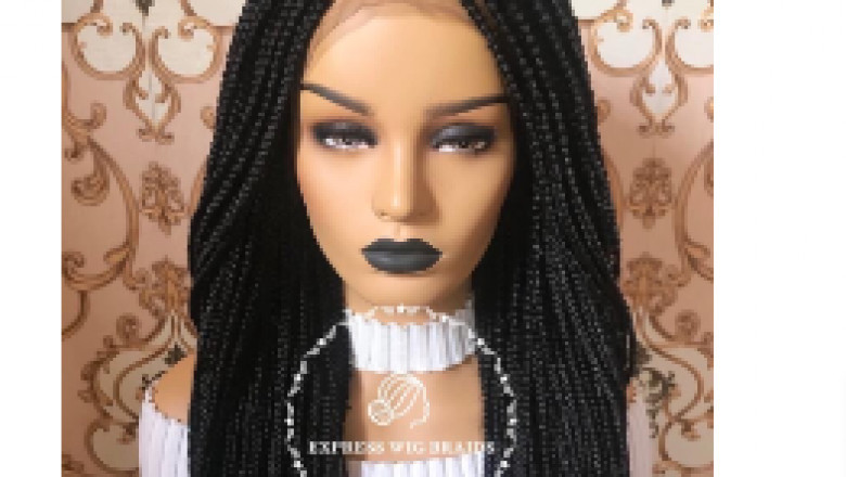 Waist Length Box Braids - Express Braided Wigs