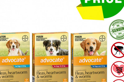 ADVOCATE for Dogs Flea Heartworm & Worm Prevention