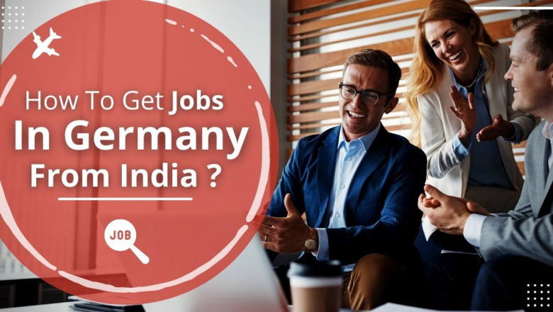 How to get jobs in the Germany from India