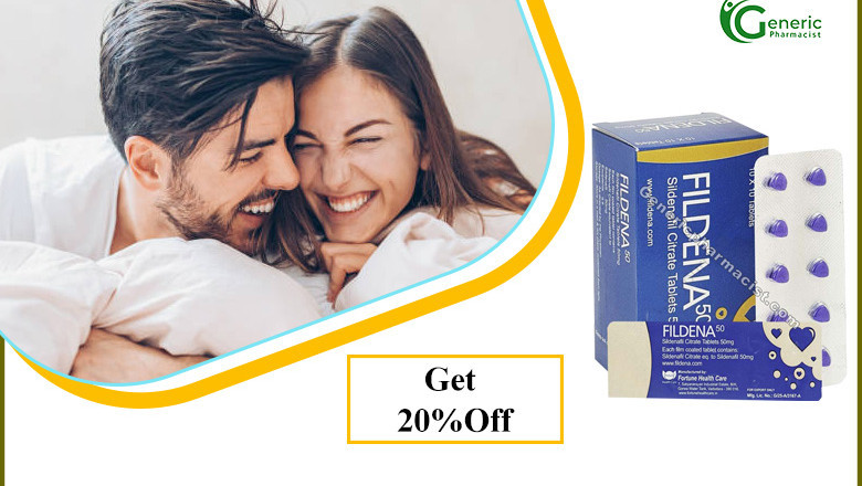 Fildena 50 Mg (Sildenafil Citrate) ED Medication Pill For Men