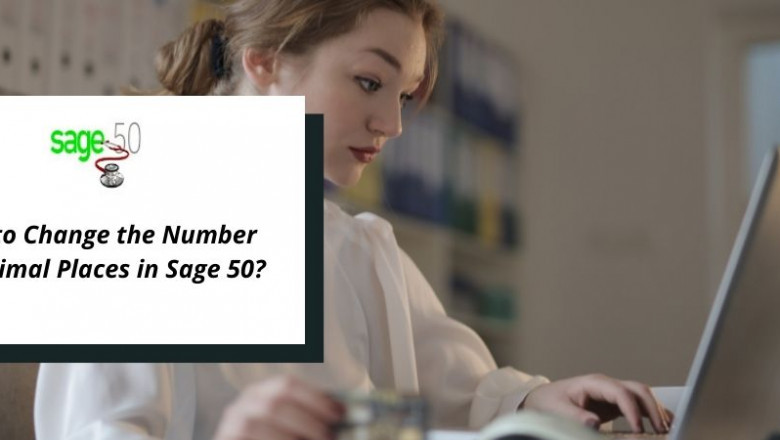 How to Change the Number of Decimal Places in Sage 50?