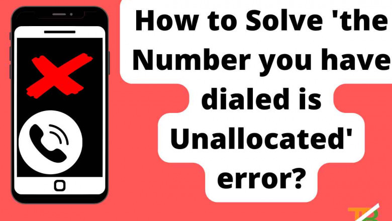 The Number you have dialed is Unallocated