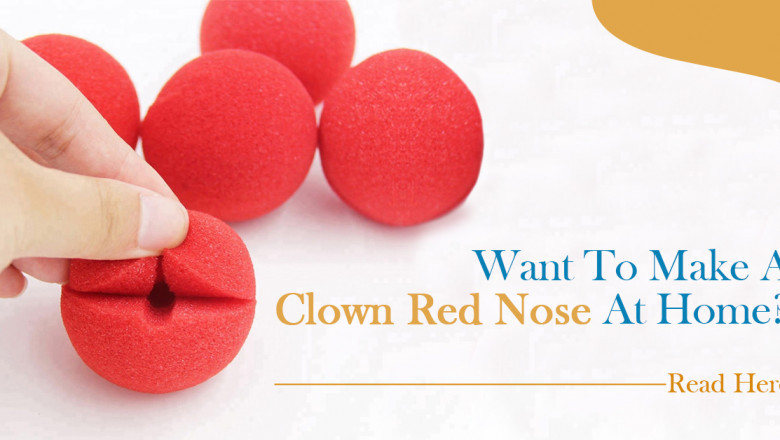 How To Make A Red Clown Nose At Home?