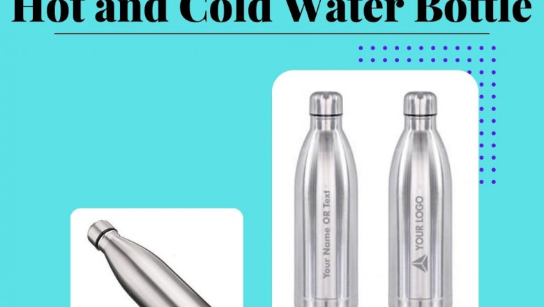 Customised Silver Steel Hot and Cold Water Bottle