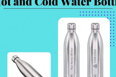 Customised Silver Steel Hot and Cold Water Bottle