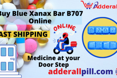 Buy Blue Xanax Bars B707 | B707 Blue Pill Online From Adderallpill