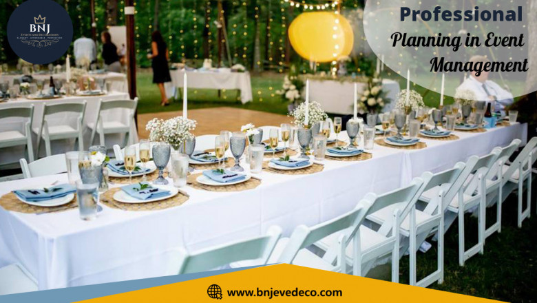 Get Professional Planning in Event Management