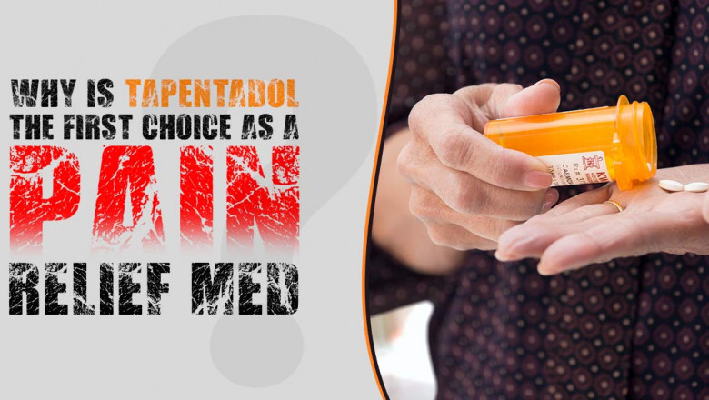 Why is Tapentadol 100mg the first choice as a pain relief med?
