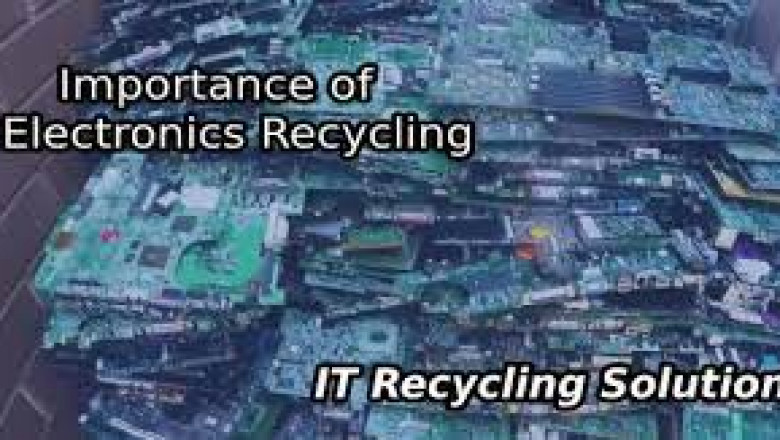 Why is the recycling of electronic devices important?