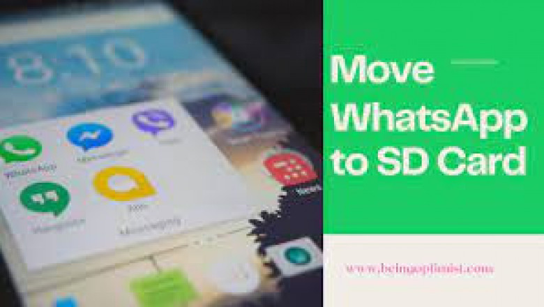 How to move whatsapp to SD card as quickly?