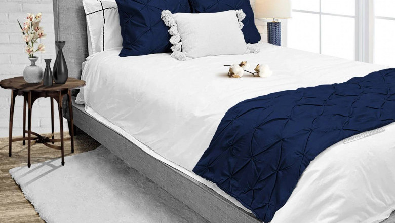 Make your bedroom more stylish with our Pinch Bed Runner