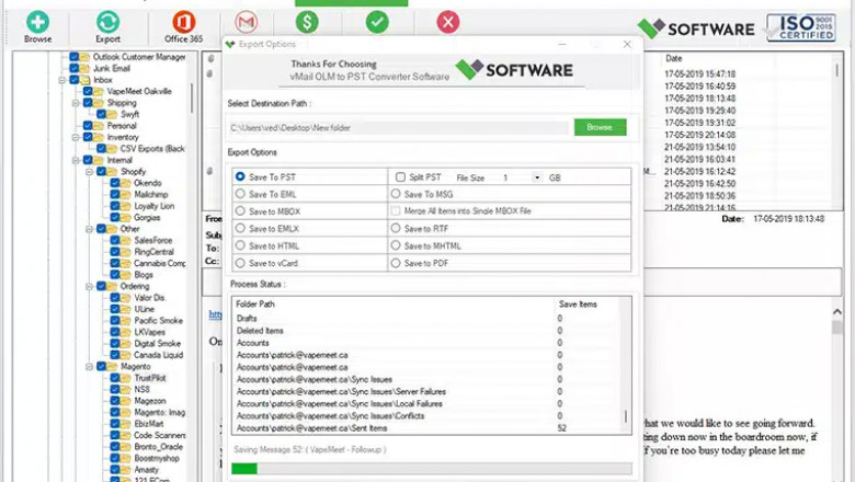 How do I Convert free OLM file to PST