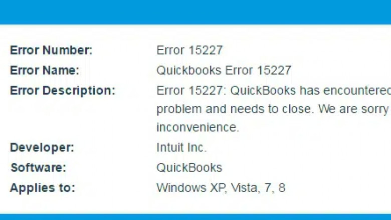 Learn Quick Steps to Fix QuickBooks Error 15227