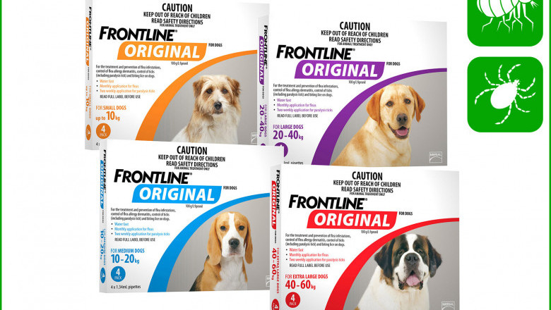 Frontline Original for dogs is an effective flea and tick treatment.