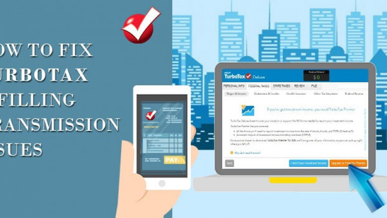 How To Fix TurboTax E-Filing Transmission Issues? Call +1-844-508-2335