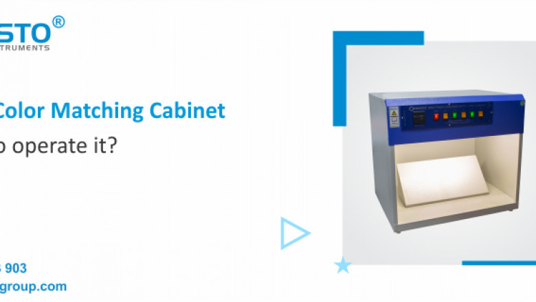 What is a color matching cabinet and how to operate it?