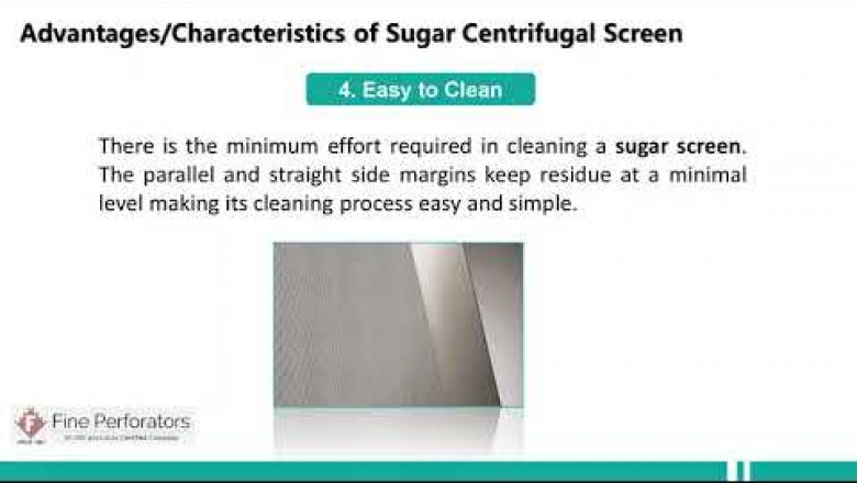 Advantages, Characteristics of Sugar Centrifugal Screen