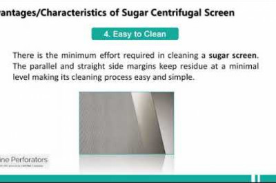 Advantages, Characteristics of Sugar Centrifugal Screen