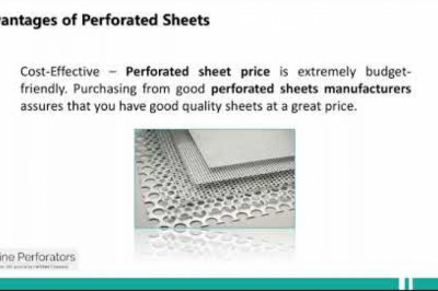 Advantages of Perforated Sheet