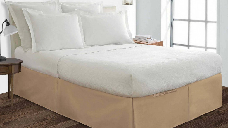 Classy & Luxury Taupe Bed Skirt