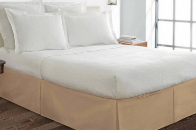 Classy & Luxury Taupe Bed Skirt