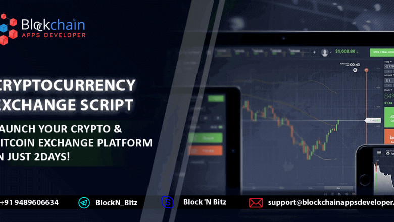 Cryptocurrency Exchange Script | Create High ROI Based Crypto Exchange Platform