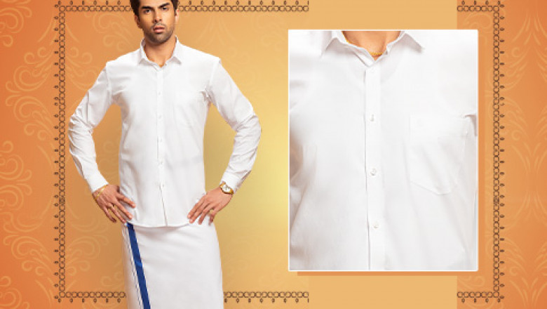 Looking great Wedding Cream Shirts
